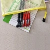 a4 transparent grid file bag, transparent hand-held waterproof large-capacity file bag, stationery storage, colorful zipper bag Application Scenario